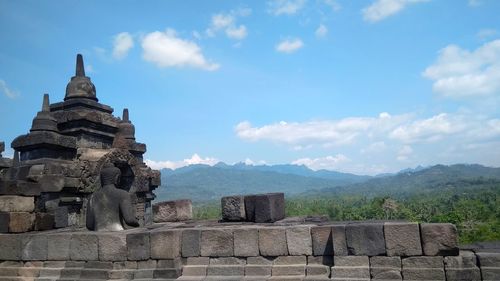 View of temple against sky