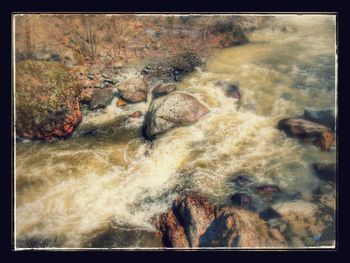 Rocks in water