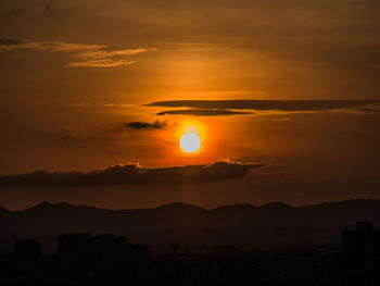 There is an amazing view over the city.