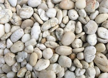 Full frame shot of pebbles