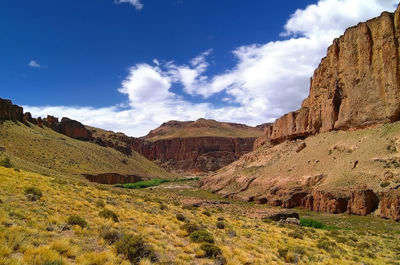 Panoramic view of landscape against sky