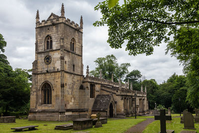 View of church against cloudy sky