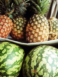 Close-up of fruits for sale in market