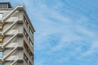 Low angle view of building against sky