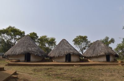 Tribal hut at manav sangrahalaya, bhopal, madhya pradesh/india