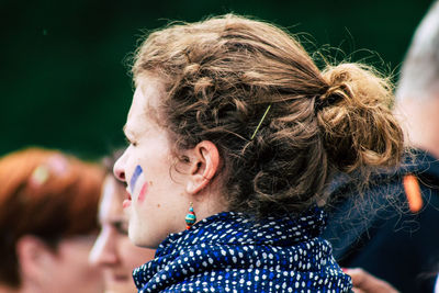 Close-up portrait of a girl