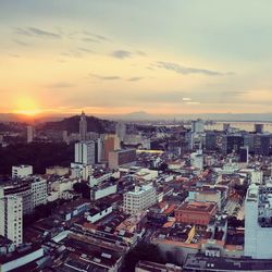 Cityscape at sunset