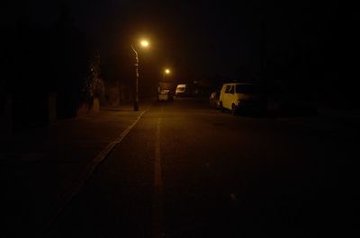 Road at night