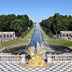 View of formal garden