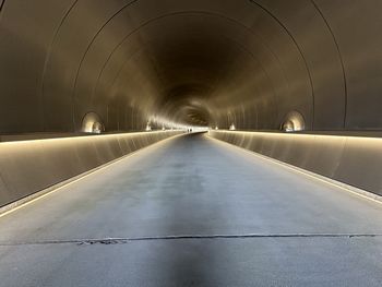 Low angle view of escalator