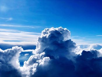Low angle view of clouds in sky