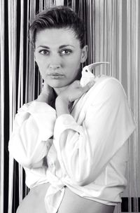 Portrait of young woman