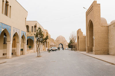 Bukhara, uzbekistan. december 2022. the road to taki zargaron