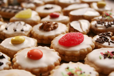 Close-up of cookies