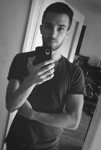 Portrait of young woman