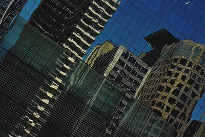 Low angle view of modern buildings