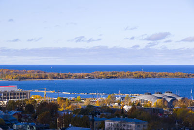 City view of tallinn. buildings and architecture.