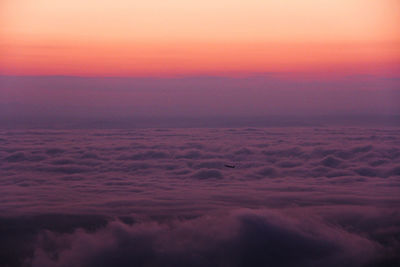 Scenic view of cloudscape during sunset