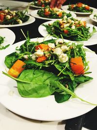 Close-up of salad in plate