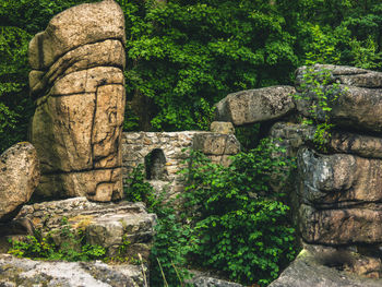 View of old ruins