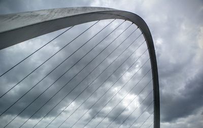 Low angle view of cloudy sky