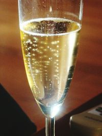 Close-up of drink on table