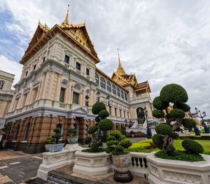 Low angle view of historic building against sky