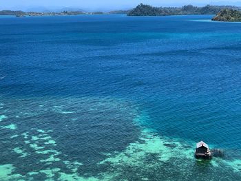 Scenic view of sea against sky in misool raja ampat island indonesia 