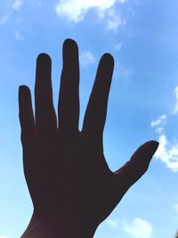 Low angle view of cloudy sky