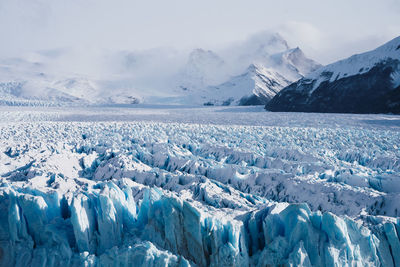Perito moreno glacier at los glaciares national park in argentina
