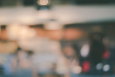 Defocused image of city