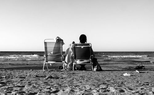 People sitting on beach