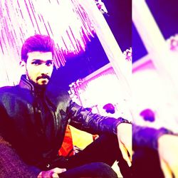 Portrait of young woman