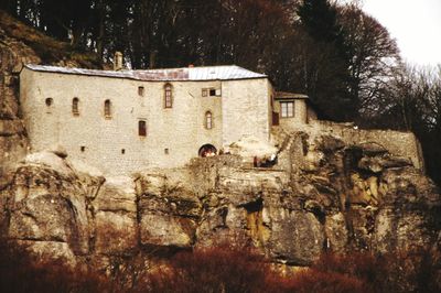 Low angle view of old building