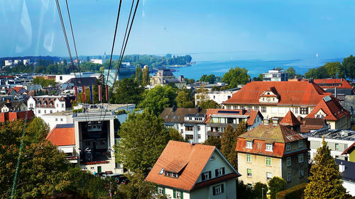 Buildings in city against sky