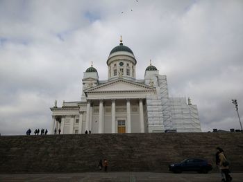 View of church against cloudy sky