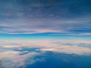 Low angle view of clouds in sky