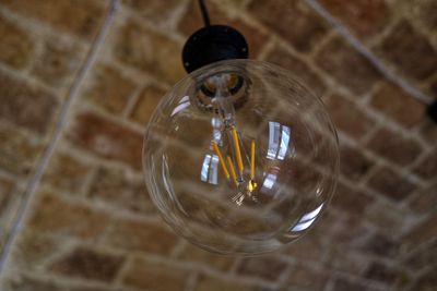 Decorative light bulb for rustic room