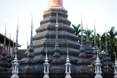View of pagoda against sky
