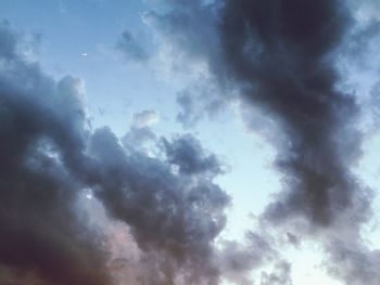 Low angle view of clouds in sky