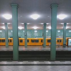 Railroad station platform