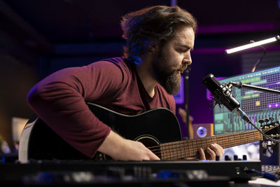 Man playing guitar