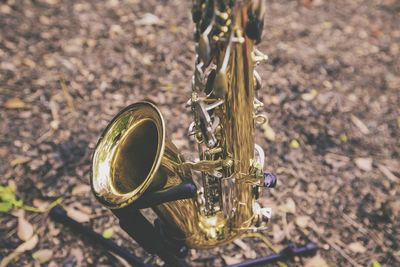 Close-up of machine part