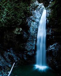 Waterfall in a forest