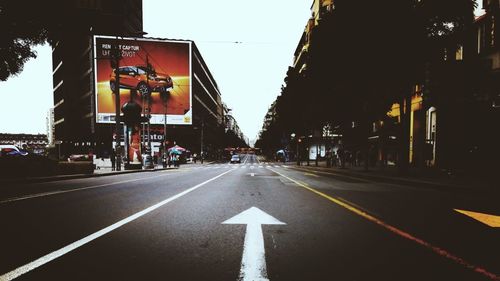 road marking