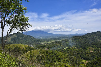 Scenic view of landscape against sky