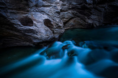 Rocks in sea