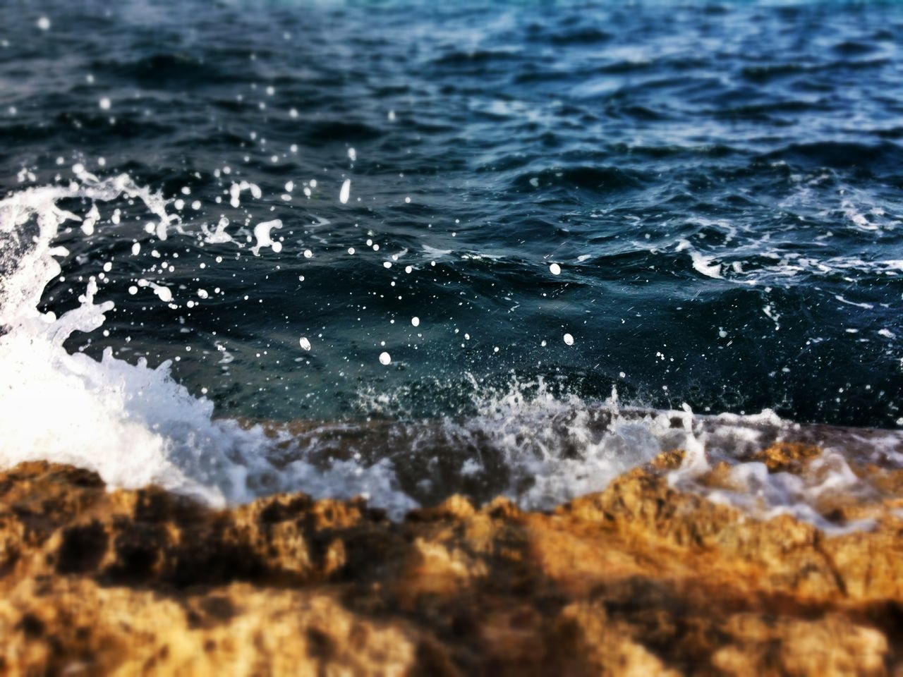 water, sea, wave, surf, beach, rippled, motion, nature, shore, beauty in nature, selective focus, splashing, close-up, tranquility, outdoors, day, no people, surface level, focus on foreground, waterfront