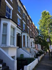 Residential buildings against sky