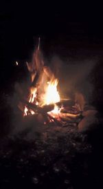 Bonfire at night